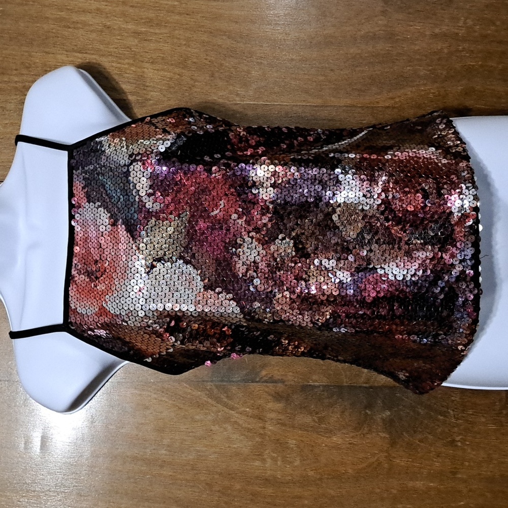 Express sequined top - Picture 1 of 8